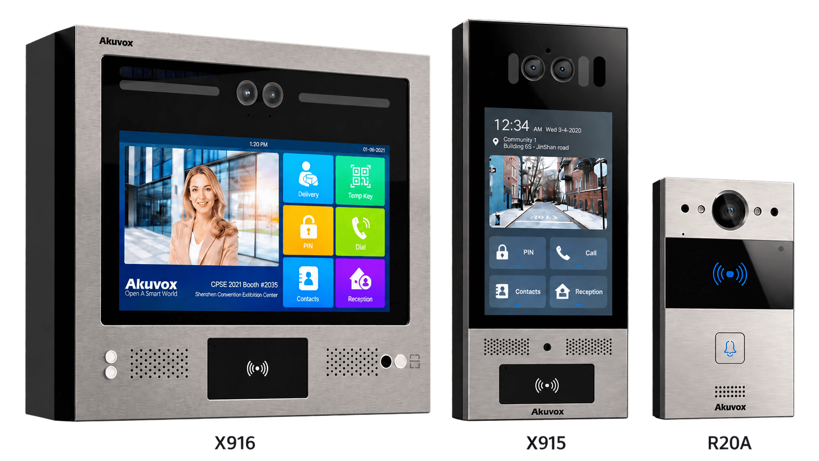 Système Akuvox intercom hall camera
